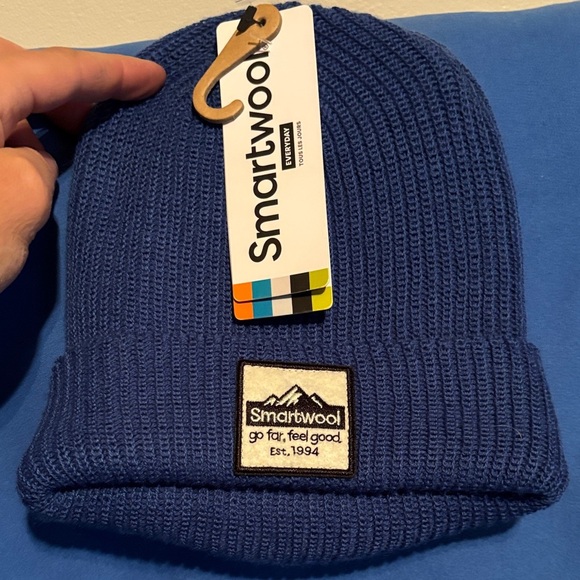 Smartwool Other - Smartwool Navy Ribbed Cuffed Beanie Kids